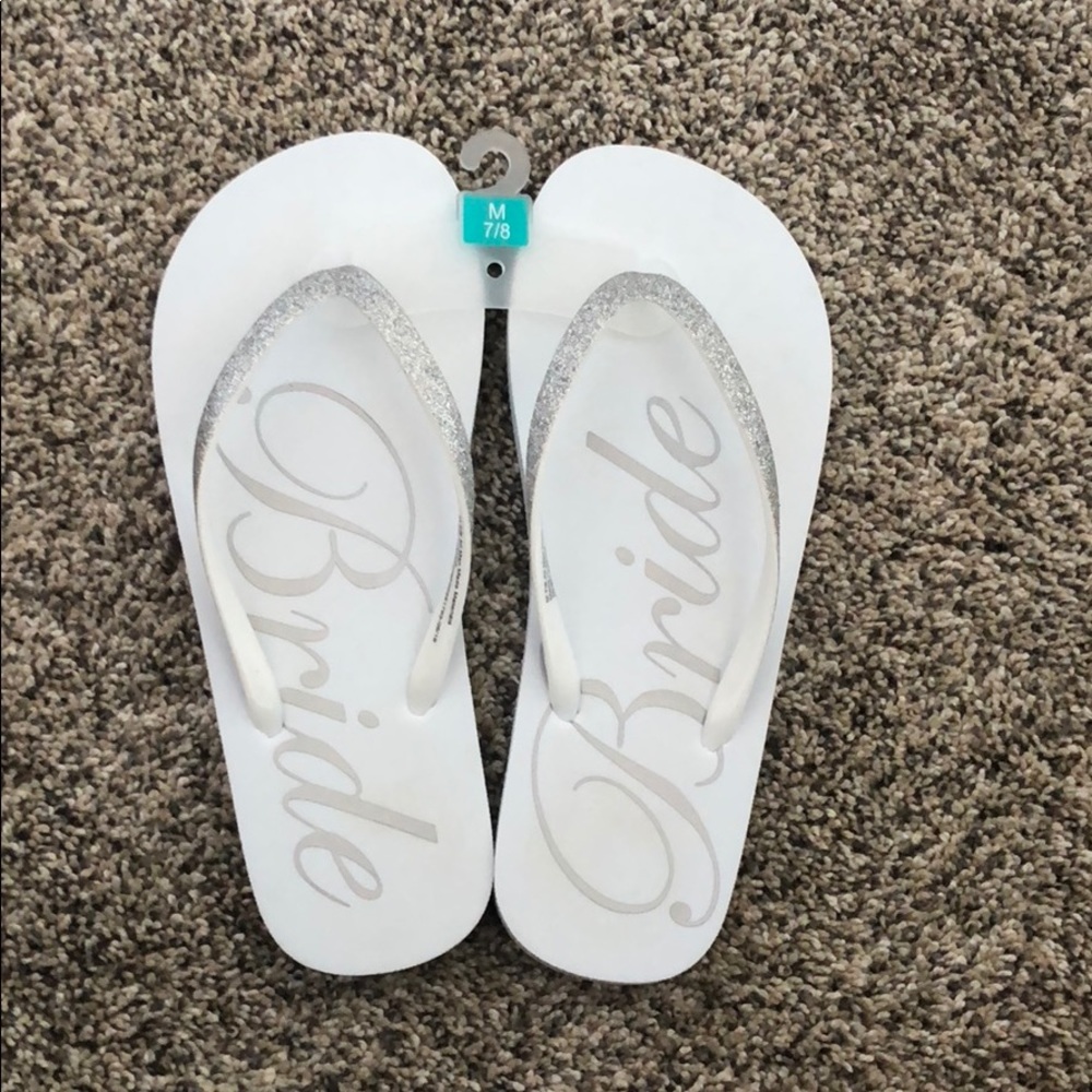 Bride Flip Flops